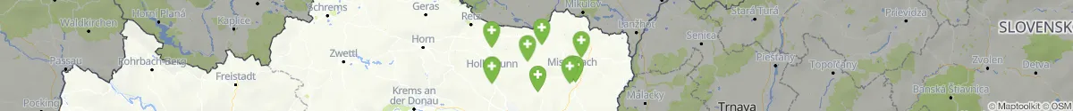 Map view for Pharmacies emergency services nearby Gaubitsch (Mistelbach, Niederösterreich)